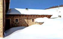 El centro de turismo Océano Verde nevado